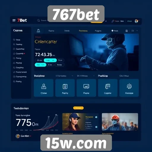 Avaliação da interface do usuário do site 767bet